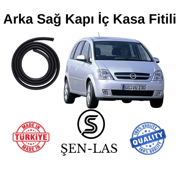 Opel Meriva (2003-2006) Şen-Las Sağ Arka Kapı Fitili ŞL7703 - 1