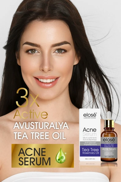 Elose Rosemary Oil Çay Ağacı Yağı Akne ve Siyah Nokta Cilt Bakım Serumu 50 ml. - 6