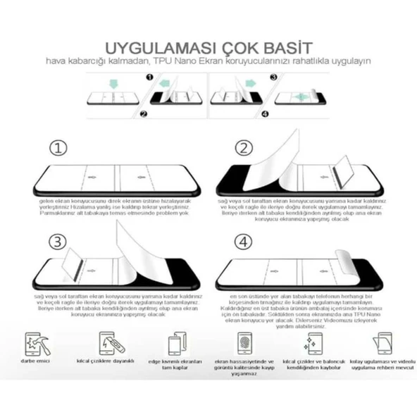 General Mobile GM 23SE NANO Ekran Koruyucu ŞEFFAF HD ULTRA İnce Esnek - Umbos - Resim 2