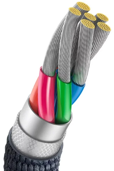 Baseus Crystal Shine 100w Usb To Type-c Hızlı Şarj Kablo 1.2 Mt (siyah) - 5