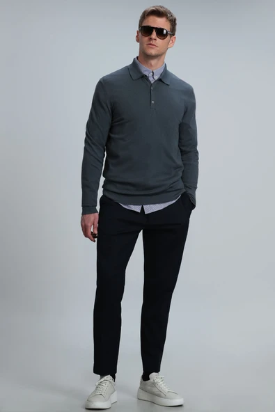 Lufian Marnı Erkek Kazak Petrol - 2