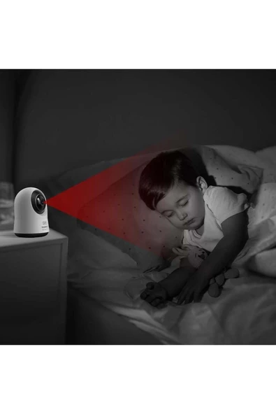 Baseus Security P1 Pro Indoor 3K Wi-Fi Güvenlik Kamerası , AI Algılama, Gece Görüşü Alexa ve Google uyumlu - 7