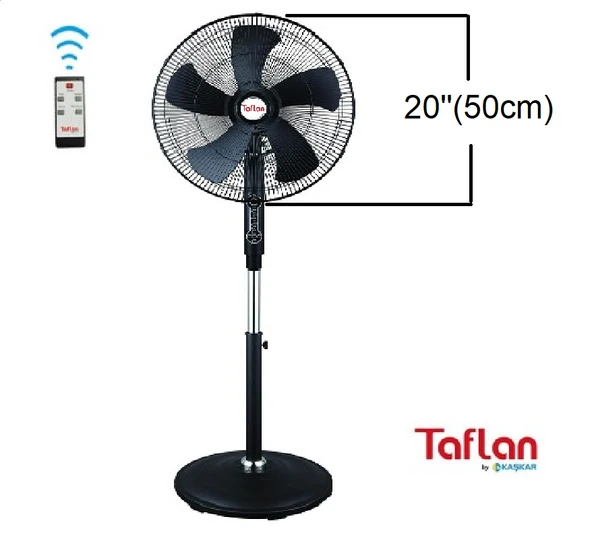 Taflan Fas-20PR Sanayi Tipi 150W Uz. Kum. Ayaklı Vantilatör / 20'' ürün görseli 1