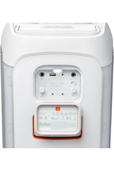JBL Partybox Club120, Bluetooth Hoparlör, Beyaz - 6
