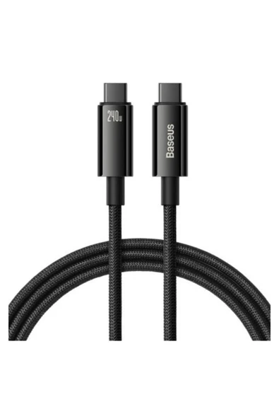 Baseus Tungsten Gold 240W Type-C toType-C 2m Hızlı Şarj & Veri Kablosu