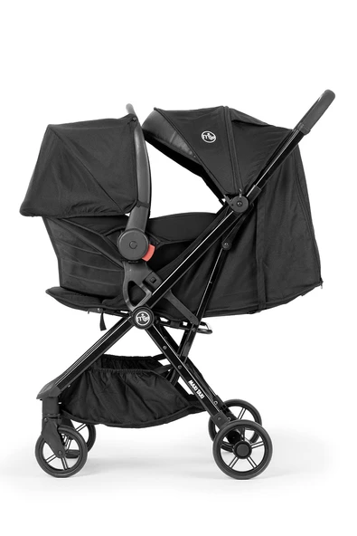 Maxi Taxi Airmini Otomatik Katlanır Kabin Boy Travel Sistem Bebek Arabası  Siyah - Resim 5