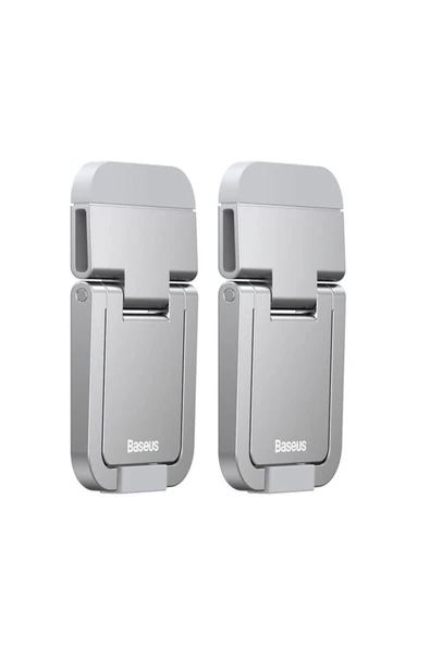 Baseus Katlanabilir Portatif Macbook Dizüstü Bilgisayar Laptop Stand Ayağı Gümüş - 2