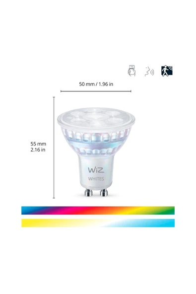 Wiz RGB Spot Ampul 50W GU10 Cam - 2