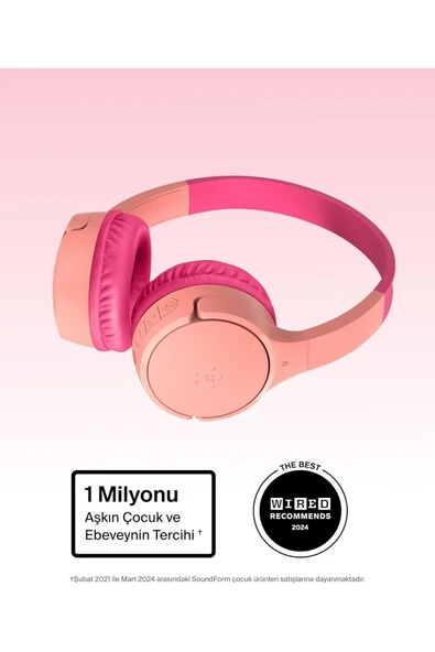 Belkin SoundForm mini Kablosuz Çocuk Kulaklığı - 8