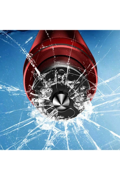 Baseus Araç Pencere Camı Ve Emniyet Kemeri Kesici Sharp Tool Safety Hammer - 2