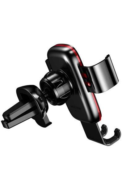 Baseus Metal Age? Klima Havalandırma Bölmesi Araç Içi Telefon Tutucu Siyah - Resim 4
