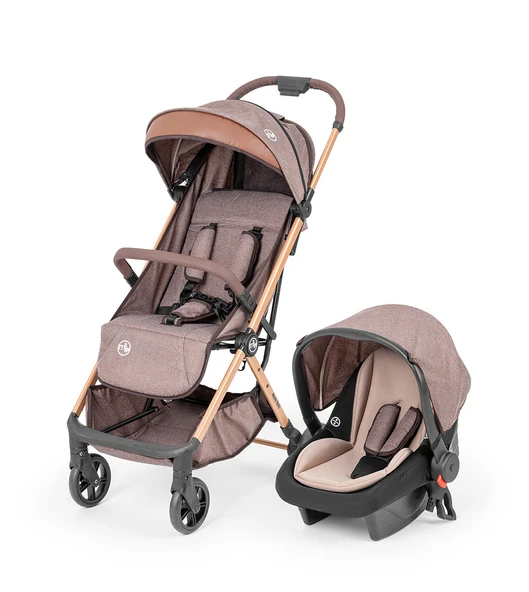 Maxi Taxi Airmini Otomatik Katlanır Kabin Boy Travel Sistem Bebek Arabası Kahverengi ürün görseli