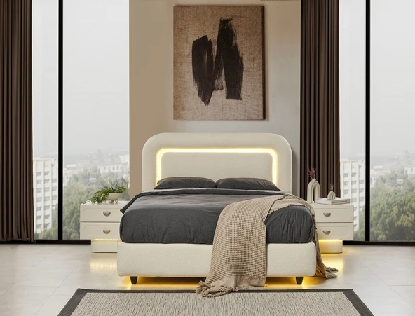 LODİ MDF YATAK ODASI TAKIMI - Resim 4