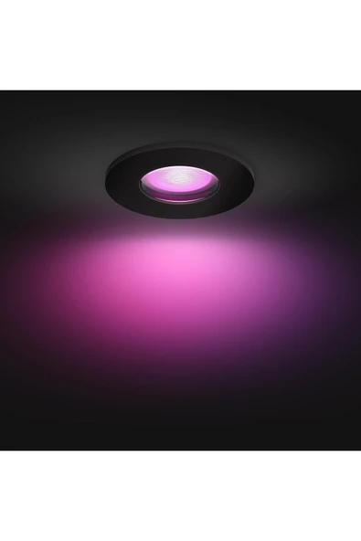 Philips Hue Xamento Siyah Sıva Üstü RGB Akıllı LED Spot IP44 400 Lumen GU10 Spot Dahildir - Resim 4