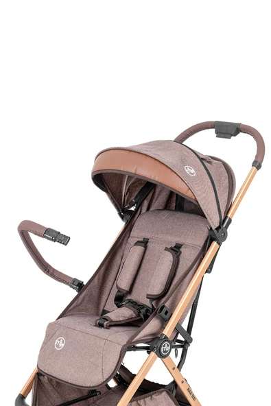Maxi Taxi Airmini Otomatik Katlanır Kabin Boy Travel Sistem Bebek Arabası Kahverengi - Resim 6