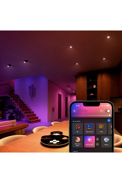 Philips HueWCA 4.2W GU10 Renkli Spot Akıllı Ampul 3'lü Başlangıç Seti (Kumandalı) - Resim 6