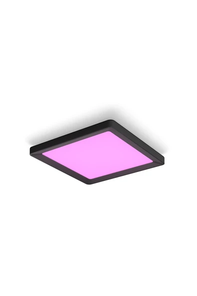 Philips Hue Tento Siyah Sıva Üstü RGB Akıllı LED Panel Tavan Armatürü 30x30cm 1340 Lumen - 2