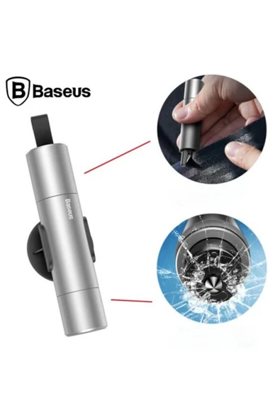 Baseus Sharp Tool Safety Hammer(araç Pencere Camı Ve Emniyet Kemeri Kesici Uyumlu - Resim 2