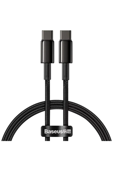 Baseus Tungsten Gold Pd 100w 2 Metre Usb C To Usb C Şarj Data Kablosu ürün görseli