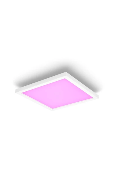 Philips Hue Surimu Beyaz Sıva Üstü RGB Akıllı LED Kare Panel Tavan Armatürü 25x25cm 1760 Lumen - 2