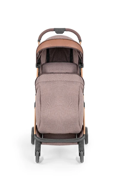 Maxi Taxi Airmini Otomatik Katlanır Kabin Boy Travel Sistem Bebek Arabası Kahverengi - Resim 4