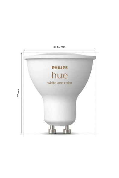 Philips HueWCA 4.2W GU10 Renkli Spot Akıllı Ampul 3'lü Başlangıç Seti (Kumandalı) - Resim 4