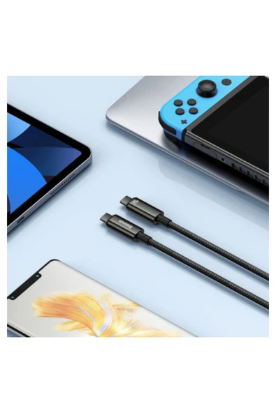 Baseus Tungsten Gold 240W Type-C toType-C 2m Hızlı Şarj & Veri Kablosu - 6