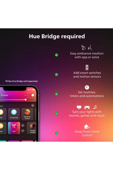 Philips Hue HDMI Sync Box 8K, 4 HDMI Bağlantısı, Akıllı Aydınlatma, Gen2 - 8