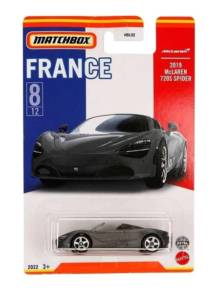 Matchbox Best of France Series 2019 Mclaren 720S Spider HBL02 HFH75 ürün görseli