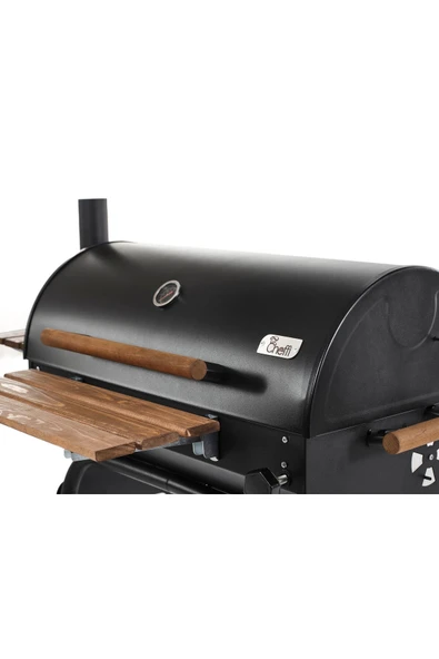 Cheffi Grillord-75 Kömürlü Barbekü Mangal (ÖNLÜK, KILIF VE 2X2KG KÖMÜR HEDİYELİ) - 3
