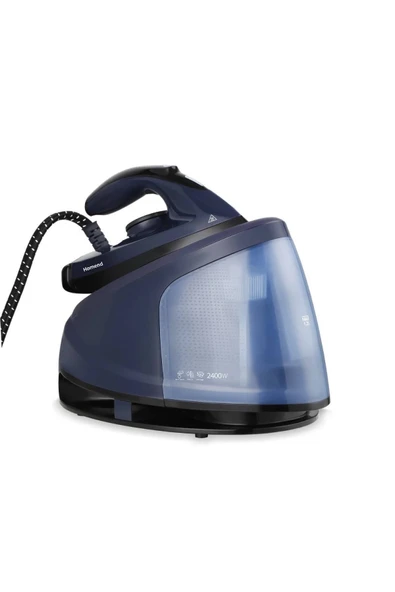 Homend Steamwork 1168H Lacivert 2400 W Buhar Kazanlı Ütü - Resim 4