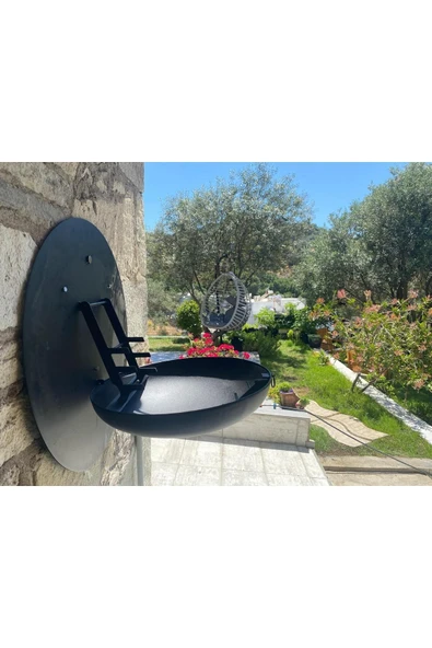 Cheffi Demox Duvara Monte Kömürlü Barbekü Mangal - Resim 3