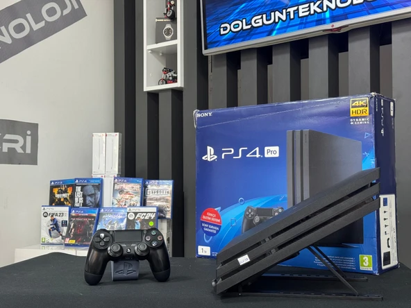 PlayStation 4 Pro 1TB Tek Kol Kutulu(İKİNCİ EL) - 3