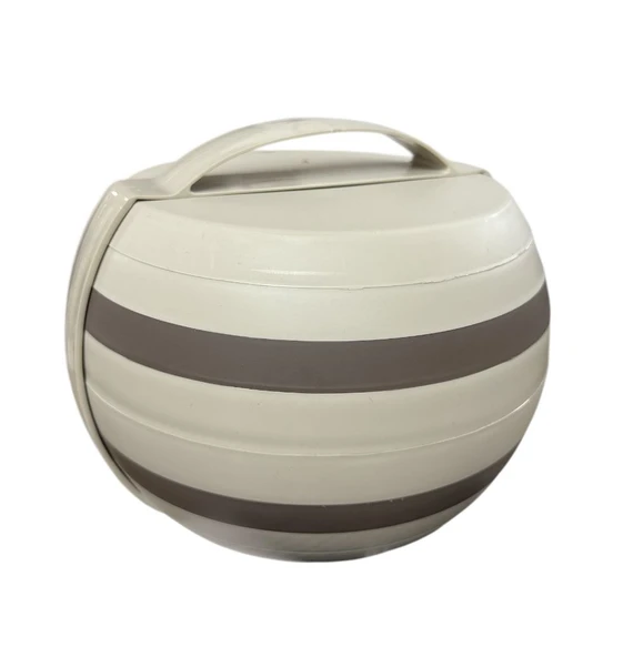 Taşınabilir 32 Parça Küre Piknik Kamp Mangal Tabak Çatal Kaşık Bıçak Yemek Takımı 6 Kişilik Set Kahverengi