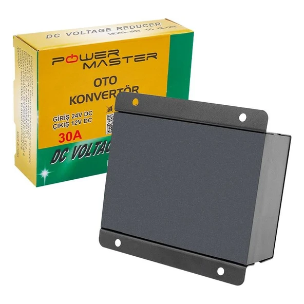 Powermaster PM-8202 24V Dc / 12V Dc 30 Amper Oto Konvertör - Resim 3