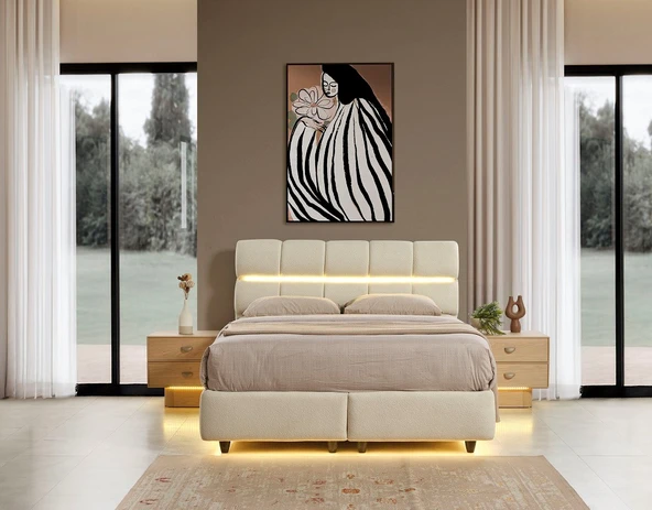 SAVANA MDF YATAK ODASI TAKIMI - Resim 4