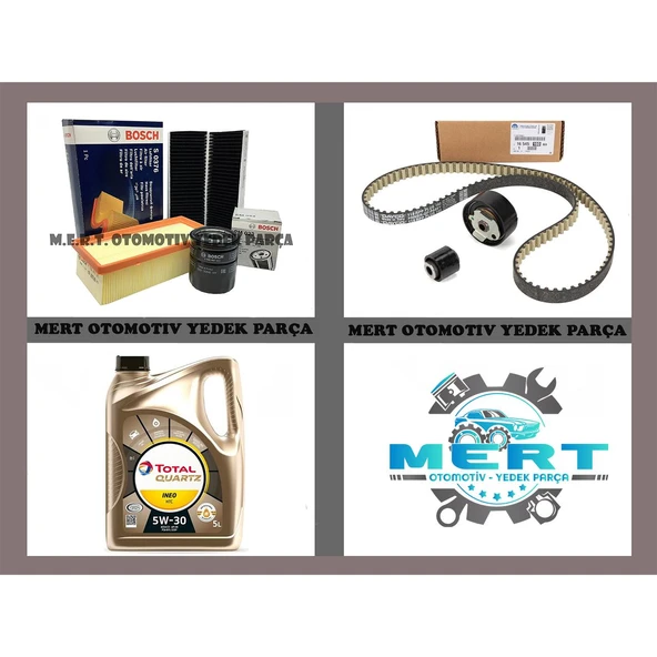 Peugeot 308 1.2 Vti Puretech 82HP Komple Bakım Seti ve İneo Htc Motor Yağı ürün görseli
