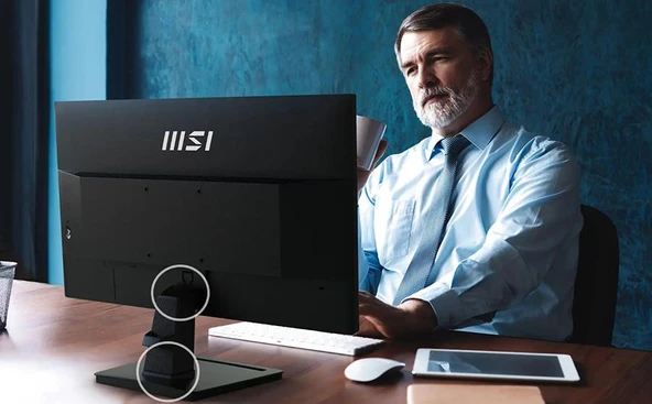 MSI 25" PRO MP251 1920x1080 (FHD) FLAT IPS 100HZ 1MS ANTI-GLARE  MONITOR - Resim 11