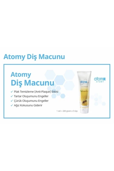 ATOMY KORE PROPOLİS VE YEŞİL ÇAY ÖZLÜ DİŞ MACUNU(50 GR) - 4