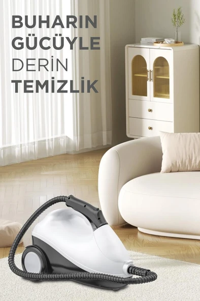 Torima TSC-01 Siyah Çok Fonksiyonlu Buharlı Temizleyici - Buharlı Temizlik Makinası - 3