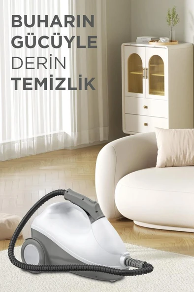 Torima TSC-01 Gri Çok Fonksiyonlu Buharlı Temizleyici - Buharlı Temizlik Makinası - Resim 3