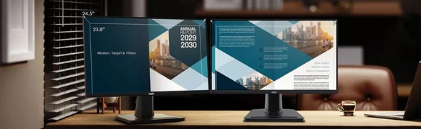 MSI 25" PRO MP251 1920x1080 (FHD) FLAT IPS 100HZ 1MS ANTI-GLARE  MONITOR - Resim 4