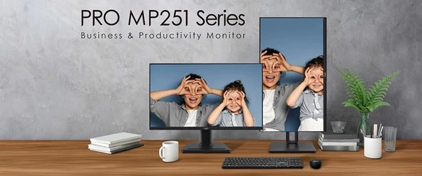 MSI 25" PRO MP251 1920x1080 (FHD) FLAT IPS 100HZ 1MS ANTI-GLARE  MONITOR - Resim 2