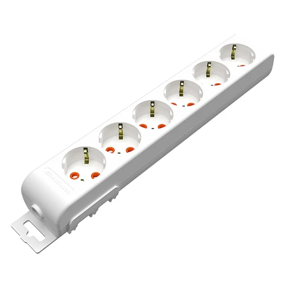 6'lı grup priz anahtarsız çocuk korumalı ürün görseli