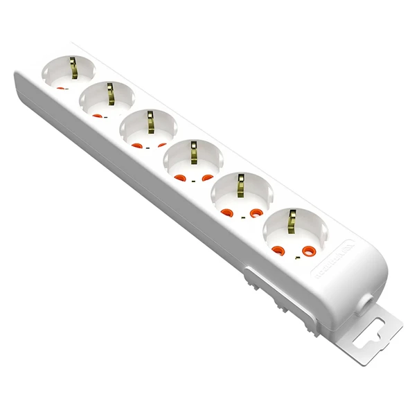 6'lı grup priz anahtarsız çocuk korumalı - Resim 2