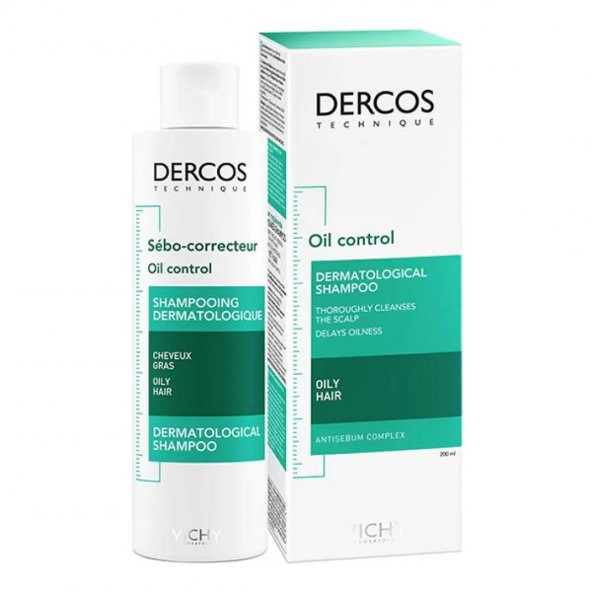 Dercos Oil Control Yağlanma Karşıtı Bakım Şampuanı 200ml