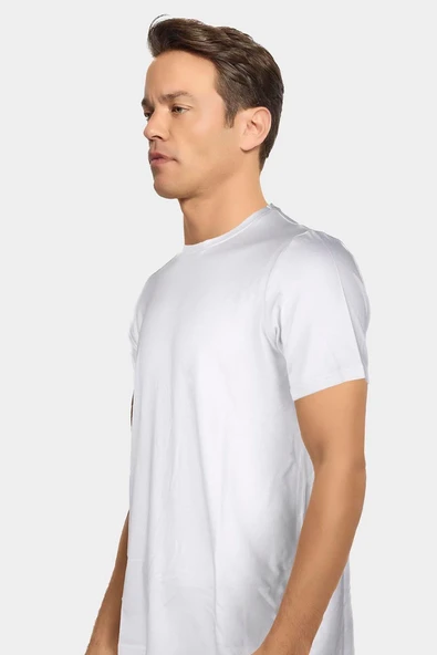 Jiber Erkek Bambu Terletmeyen Hafif Kumaş T-Shirt - 6