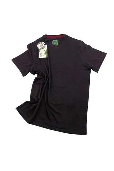 Jiber Erkek Bambu Terletmeyen Hafif Kumaş T-Shirt - 4