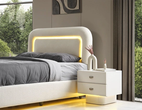 PERLA MDF YATAK ODASI TAKIMI - Resim 2