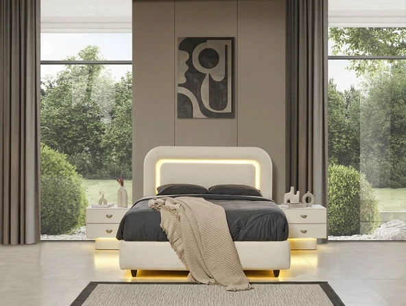 PERLA MDF YATAK ODASI TAKIMI - Resim 5